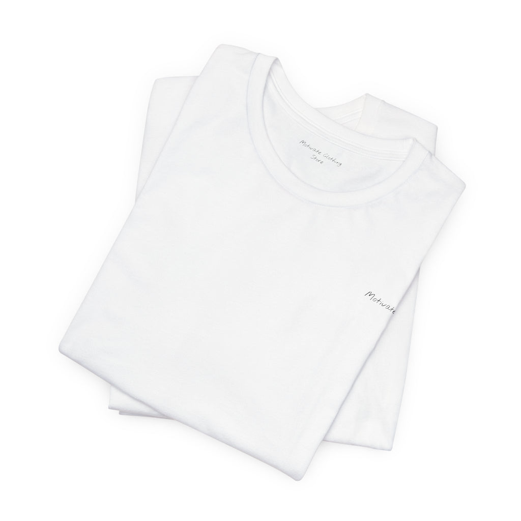 “Move With Strategy, Not Emotion” – E12 (Back Print T-Shirt)