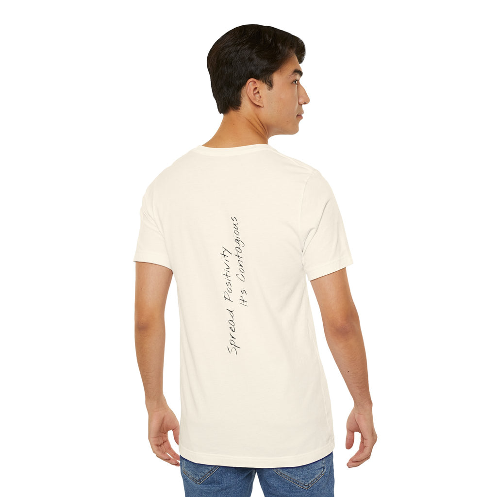 Spread Positivity, It’s Contagious| Motivational T-Shirt (Back)